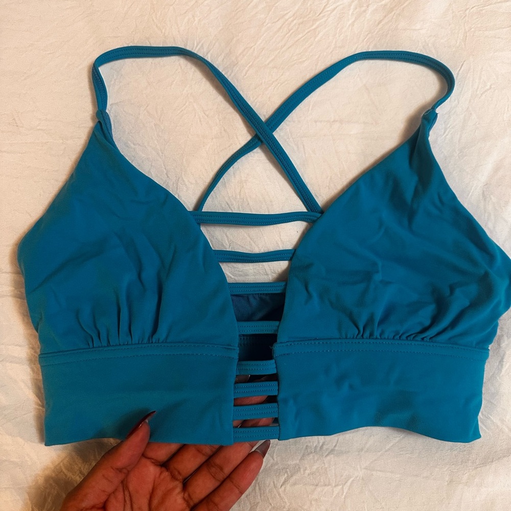 BuffBunny Teal Strappy Bralette